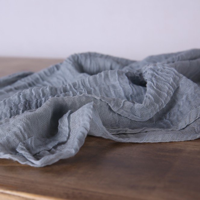 Table Runner - Cheese Cloth Grey